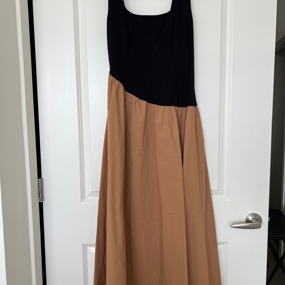 ASOS Design square neck hybrid maxi dress NWT